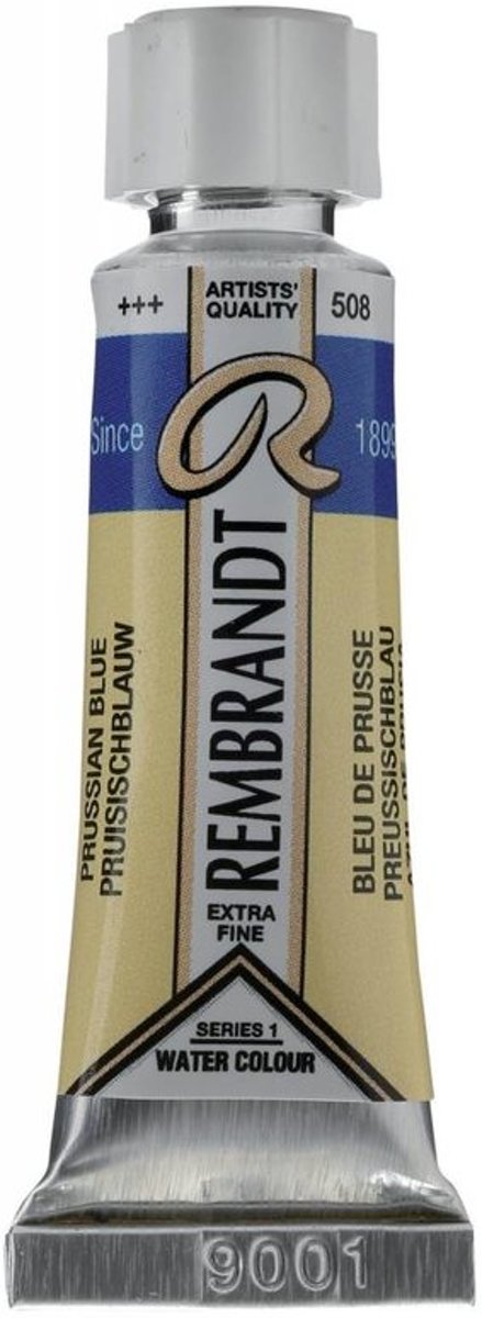 Rembrandt Water Colour tube 10ml | Prussian Blue (508)